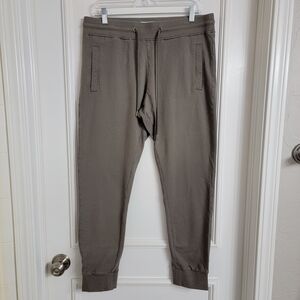 Bread & Boxers Mens Drawstring Jogger Lounge Green Pants Running Activewear. M